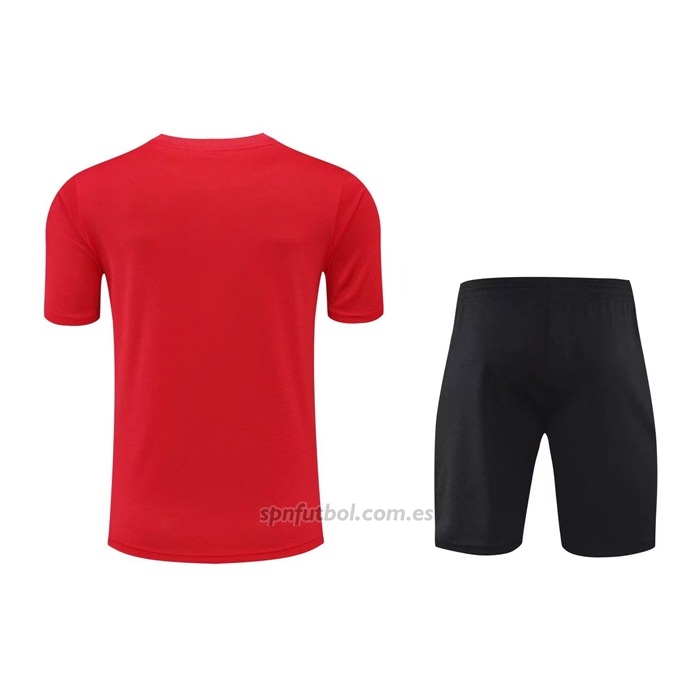 Chandal del Bayern Munich Manga Corta 2022-2023 Rojo - Pantalon Corto